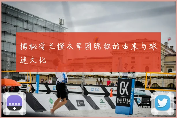 揭秘荷兰橙衣军团昵称的由来与球迷文化